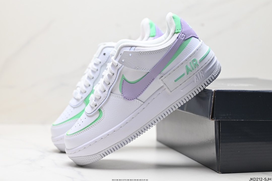 耐克NIKE W AF1 SHADOW Shadow全新少女系解构主义设计 CU8591-103