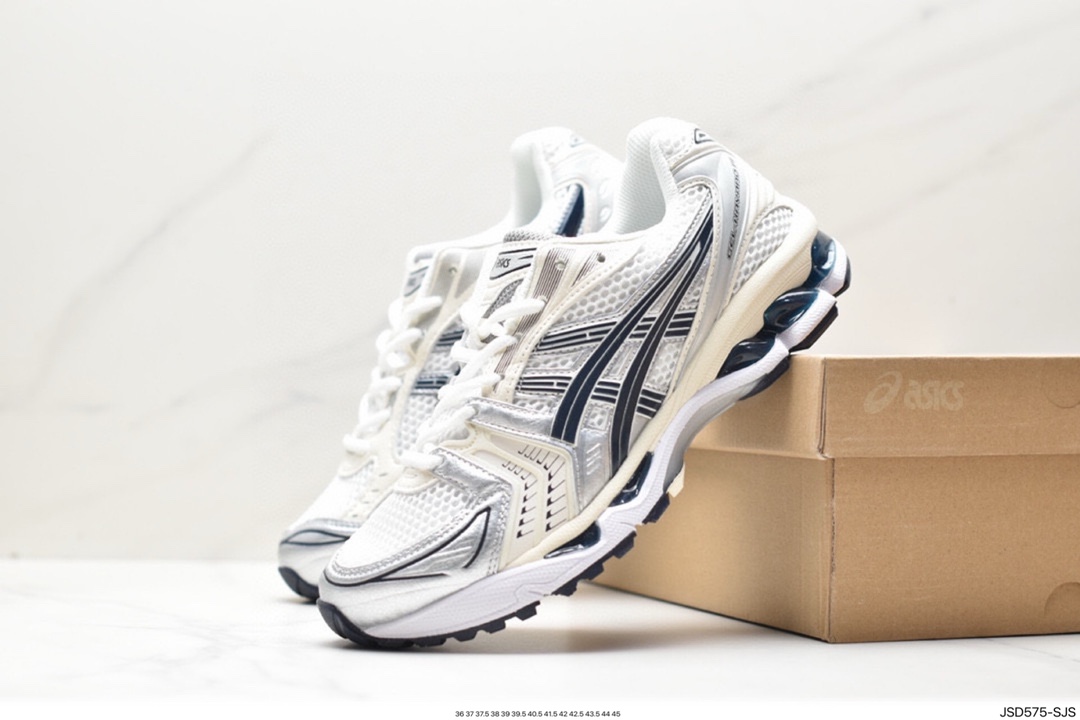 Asics Gel-Kayano 14 版本 银灰绿 亚瑟士运动休闲透气专业跑鞋 1201A019-001