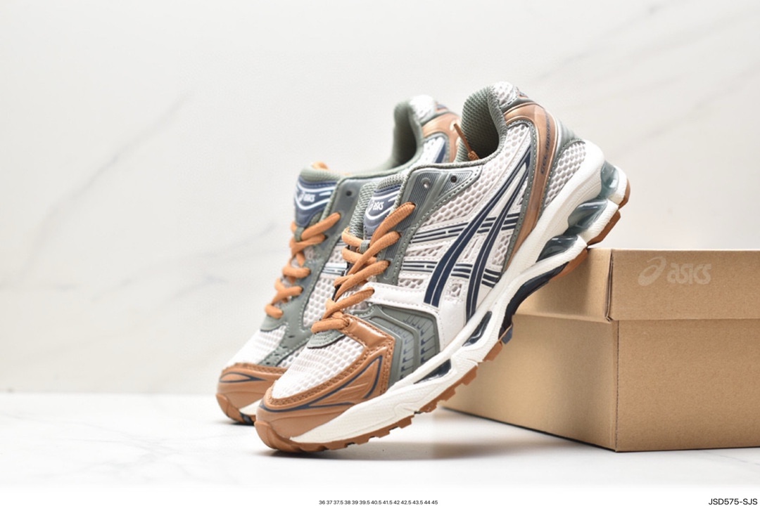 Asics Gel-Kayano 14 版本 银灰绿 亚瑟士运动休闲透气专业跑鞋 1201A019-001