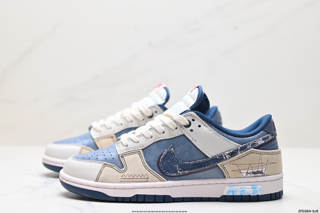 NK Dunk Low Retro “DIY高端定制” 低帮休闲运动板鞋 DD1391-400