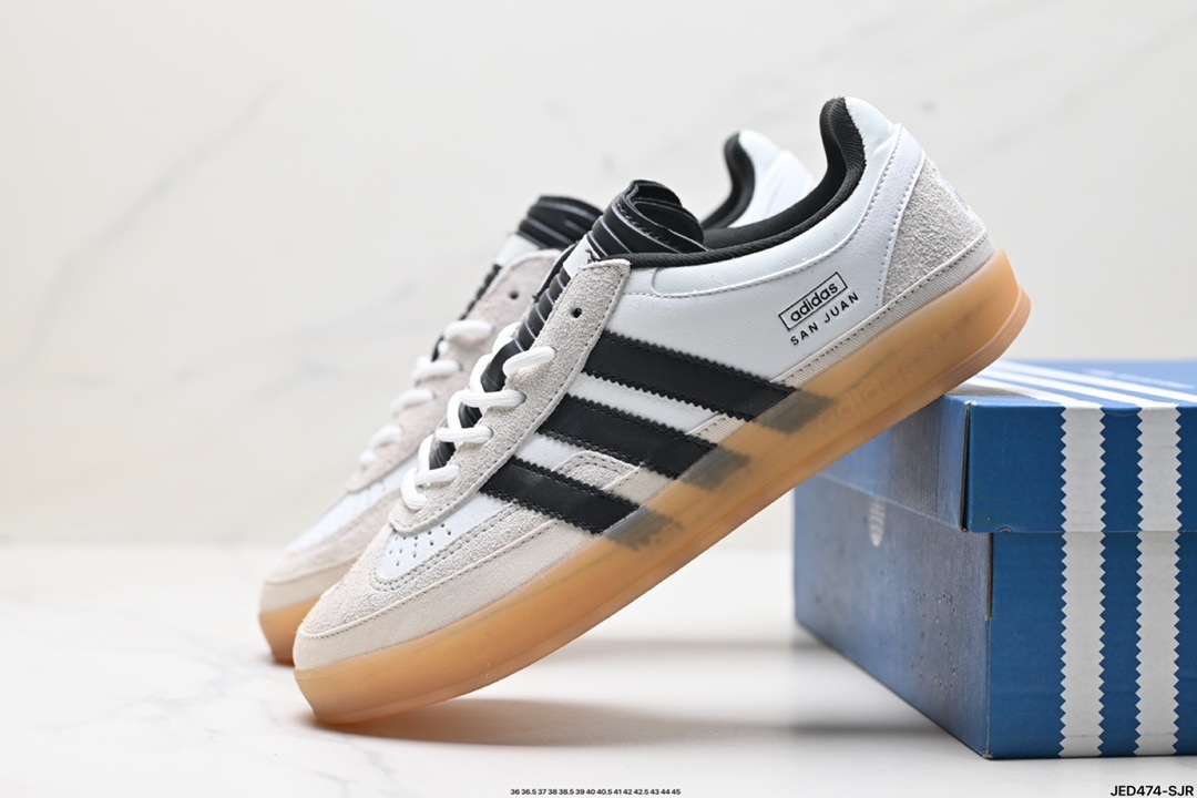 adidas Originals Bad Bunny Gazelle INdoor 三叶草休闲防滑耐磨低帮板鞋 IF9735