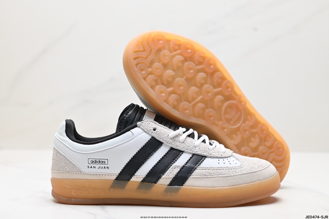 adidas Originals Bad Bunny Gazelle INdoor 三叶草休闲防滑耐磨低帮板鞋 IF9735