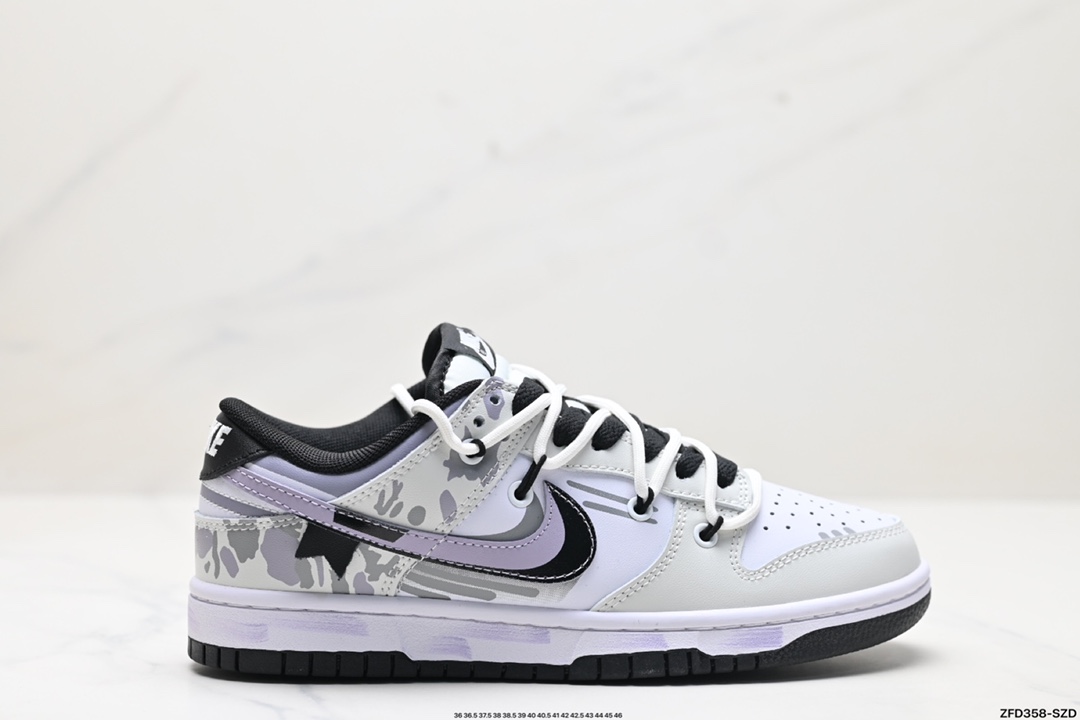 NK Dunk Low Retro “DIY高端定制” 低帮休闲运动板鞋 DD1391-100