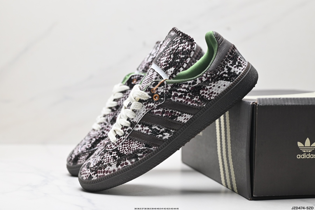 阿迪达斯三叶草Adidas Originals WB Samba Nubuck 桑巴舞板鞋 IH3262