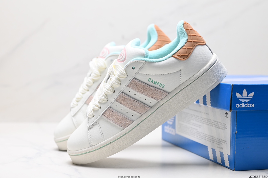 阿迪达斯Adidas Originals Campus 00s系列 面包风经典复古低帮百搭休闲运动板鞋 IH3281