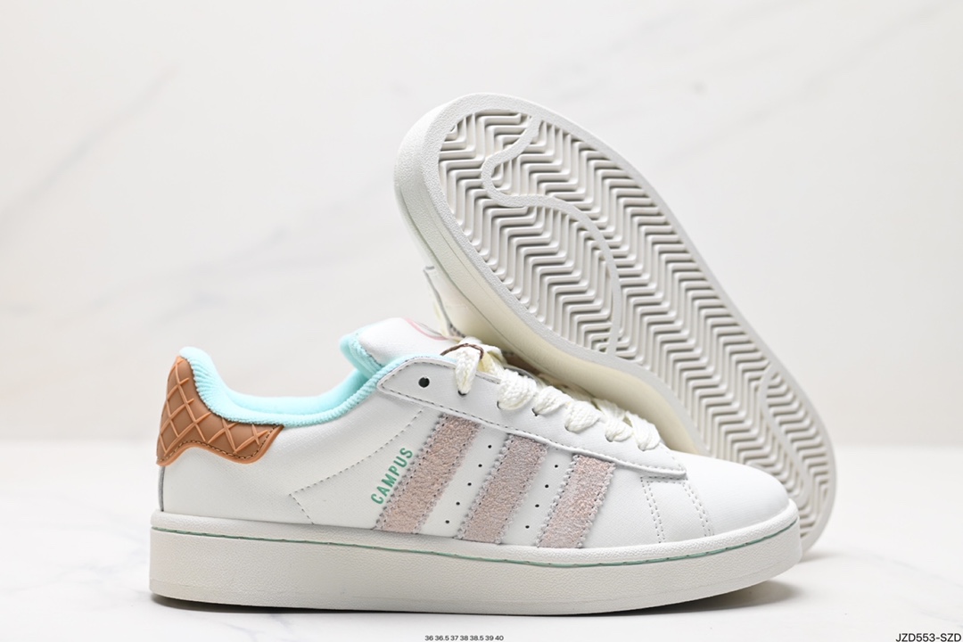 阿迪达斯Adidas Originals Campus 00s系列 面包风经典复古低帮百搭休闲运动板鞋 IH3281