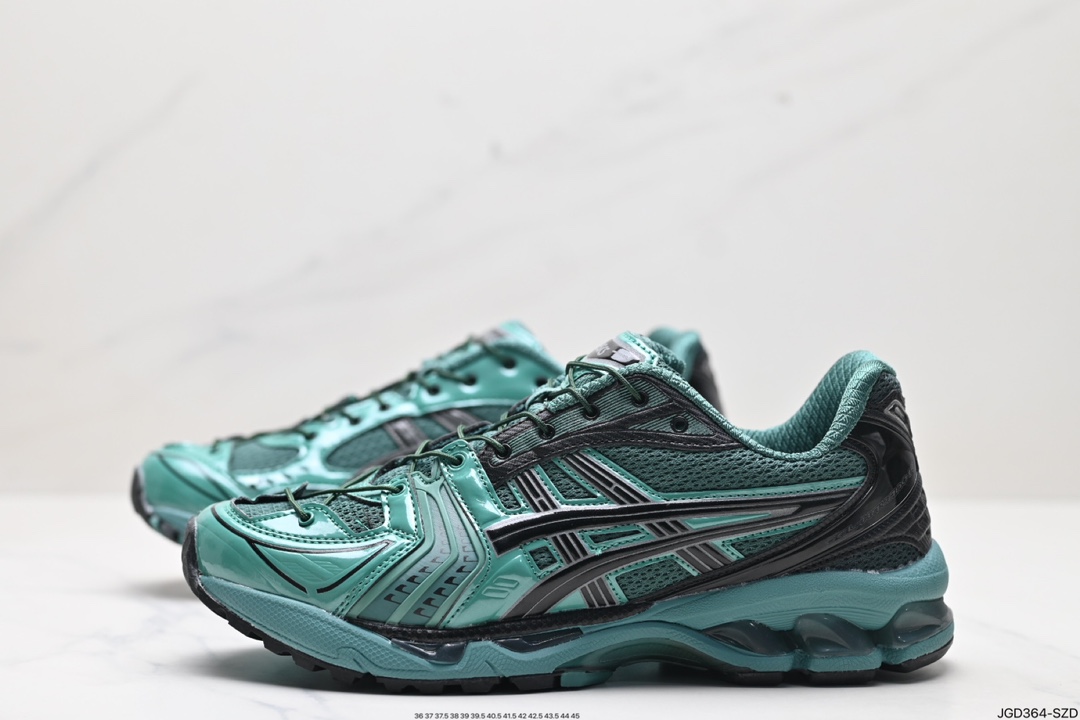 Asics Gel-Kayano 14 版本 银灰绿 亚瑟士运动休闲透气专业跑鞋 1201A922-300