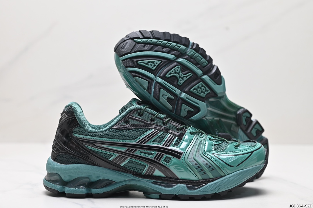 Asics Gel-Kayano 14 版本 银灰绿 亚瑟士运动休闲透气专业跑鞋 1201A922-300