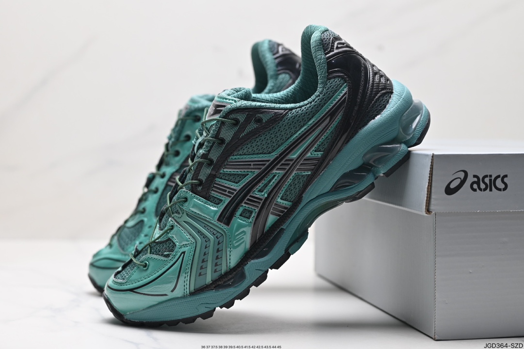 Asics Gel-Kayano 14 版本 银灰绿 亚瑟士运动休闲透气专业跑鞋 1201A922-300