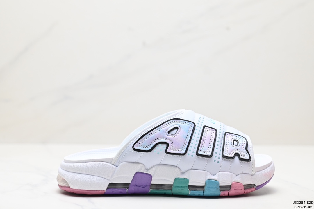 NIKE AIR MORE Uptempo Slide皮蓬拖鞋 414962-666