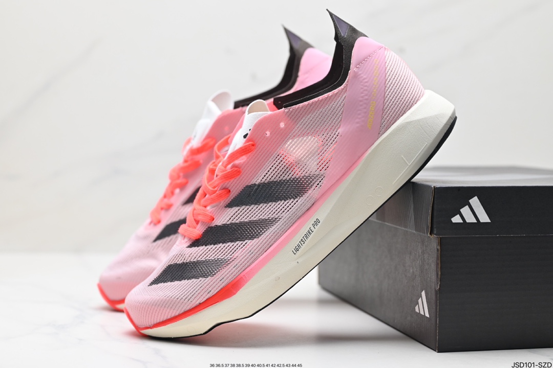 阿迪达斯Adidas Adizero Takumi Sen 10 M耐磨减震专业跑步鞋 IG7402