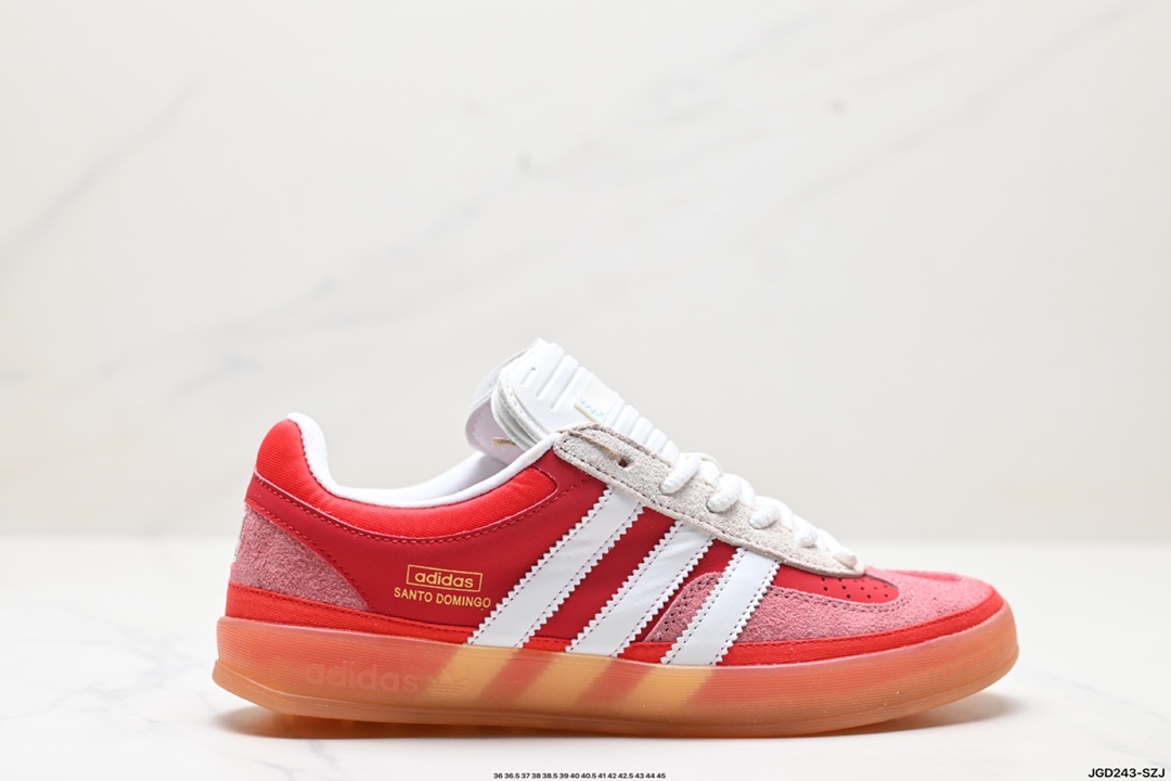 adidas Originals Bad Bunny Gazelle INdoor 三叶草休闲防滑耐磨低帮板鞋 IF9734