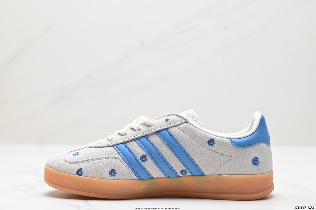 adidas Originals Gazelle INdoor 三叶草休闲防滑耐磨低帮板鞋 IF4491