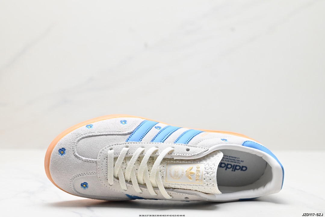 adidas Originals Gazelle INdoor 三叶草休闲防滑耐磨低帮板鞋 IF4491