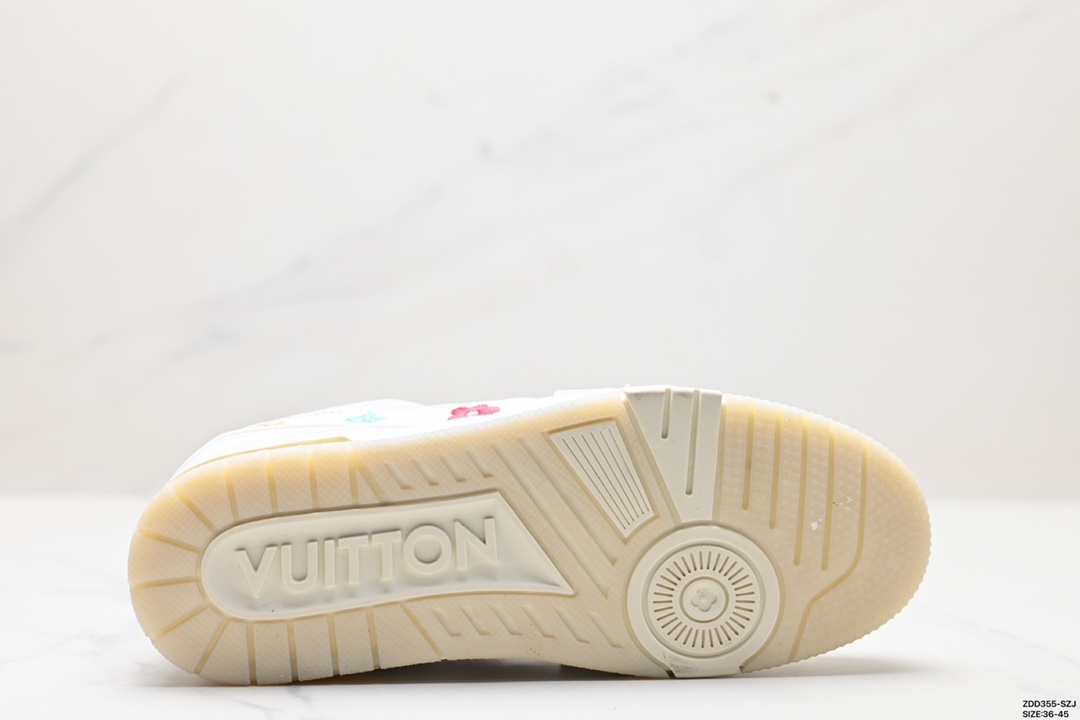 全新LV路易威登Louis Vuitton Trainer Sneaker Low休闲运动文化百搭板鞋