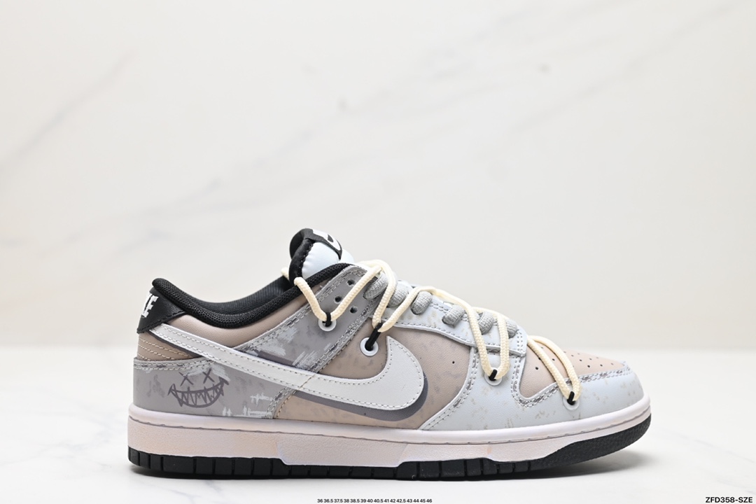 NK Dunk Low Retro “DIY高端定制” 低帮休闲运动板鞋 DD1391-100