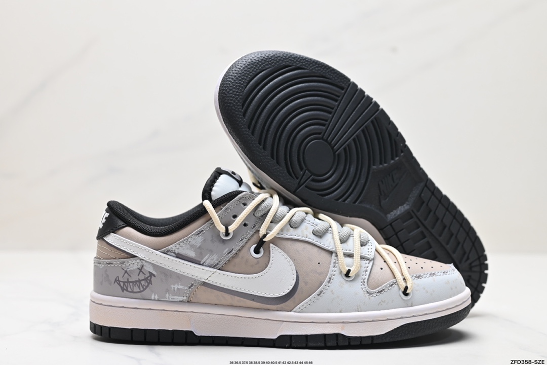 NK Dunk Low Retro “DIY高端定制” 低帮休闲运动板鞋 DD1391-100