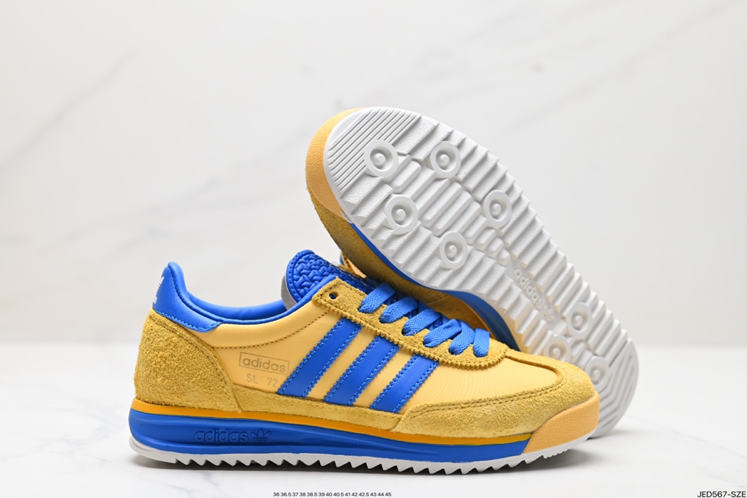 阿迪达斯Adidas SL 72 RS W三叶草复古休闲跑步鞋休闲运动鞋 IE6526