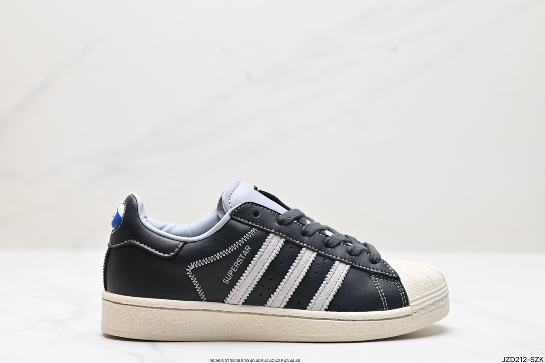 阿迪达斯Adidas三叶草 Originals Superstar 贝壳头系列低帮经典百搭休闲运动板鞋 IF1779