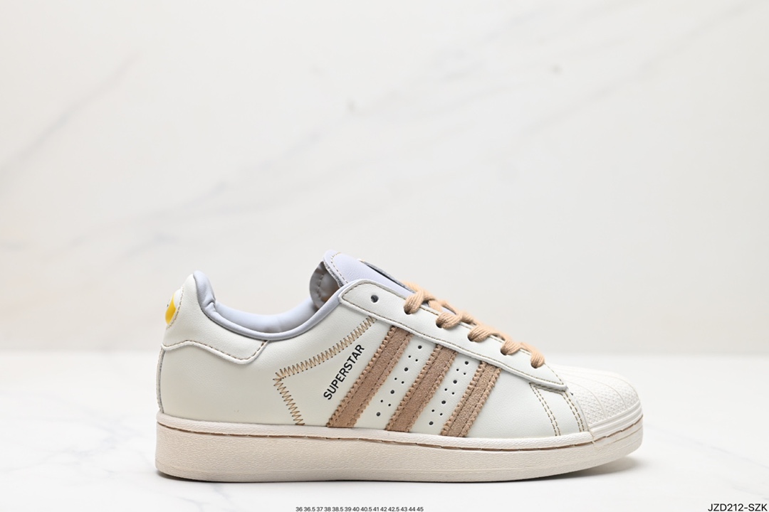 阿迪达斯Adidas三叶草 Originals Superstar 贝壳头系列低帮经典百搭休闲运动板鞋 IF1779