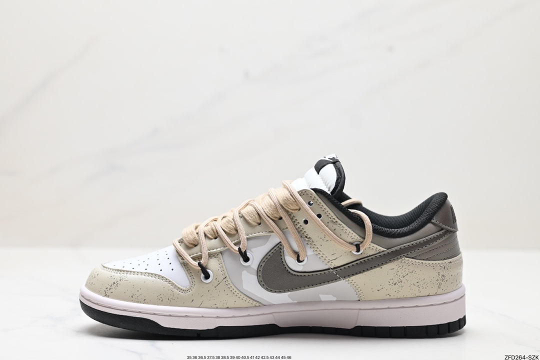 NK Dunk Low Retro “DIY高端定制” 低帮休闲运动板鞋 CW1590-100