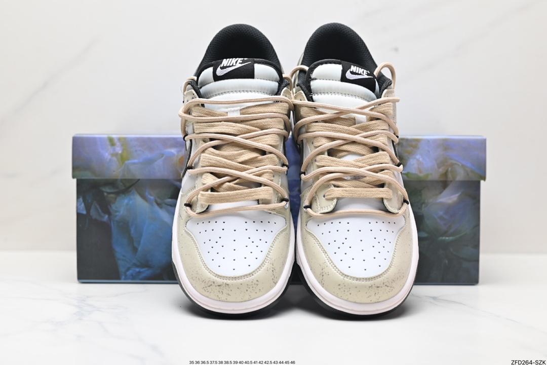 NK Dunk Low Retro “DIY高端定制” 低帮休闲运动板鞋 CW1590-100