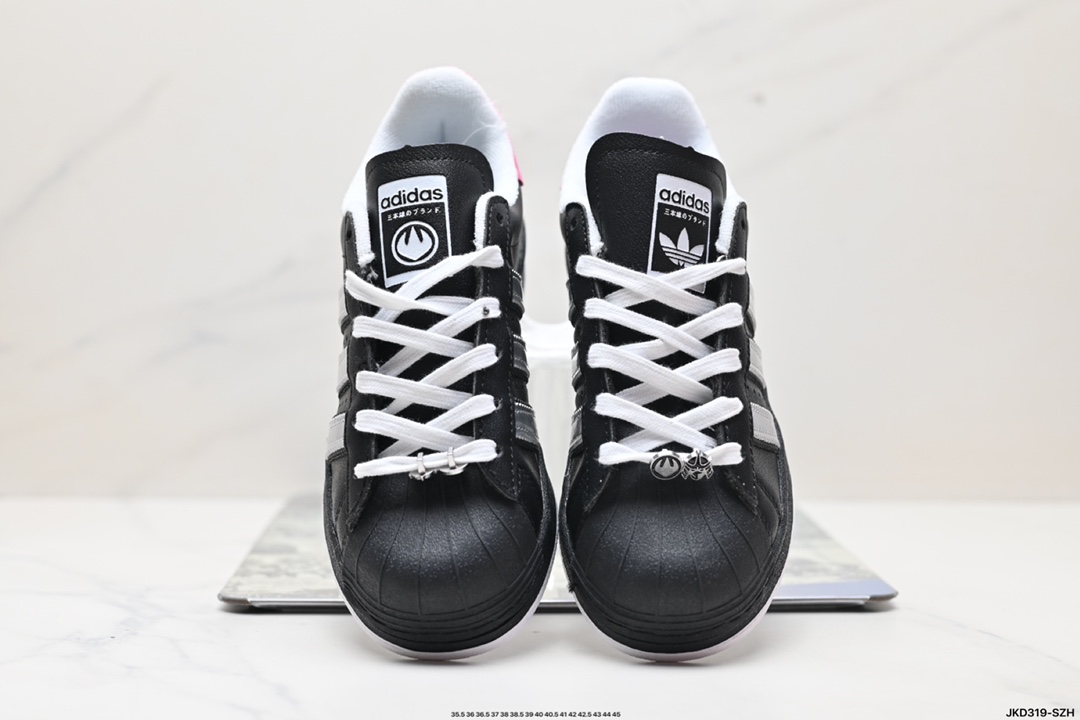 忍者神龟 x Adidas Originals Superstar系列’Shredder’经典百搭 防滑耐磨 低帮 板鞋 IH7767