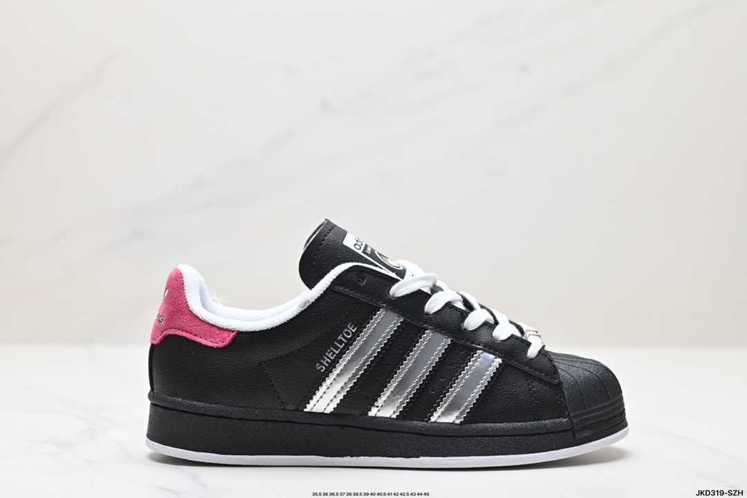 忍者神龟 x Adidas Originals Superstar系列’Shredder’经典百搭 防滑耐磨 低帮 板鞋 IH7767