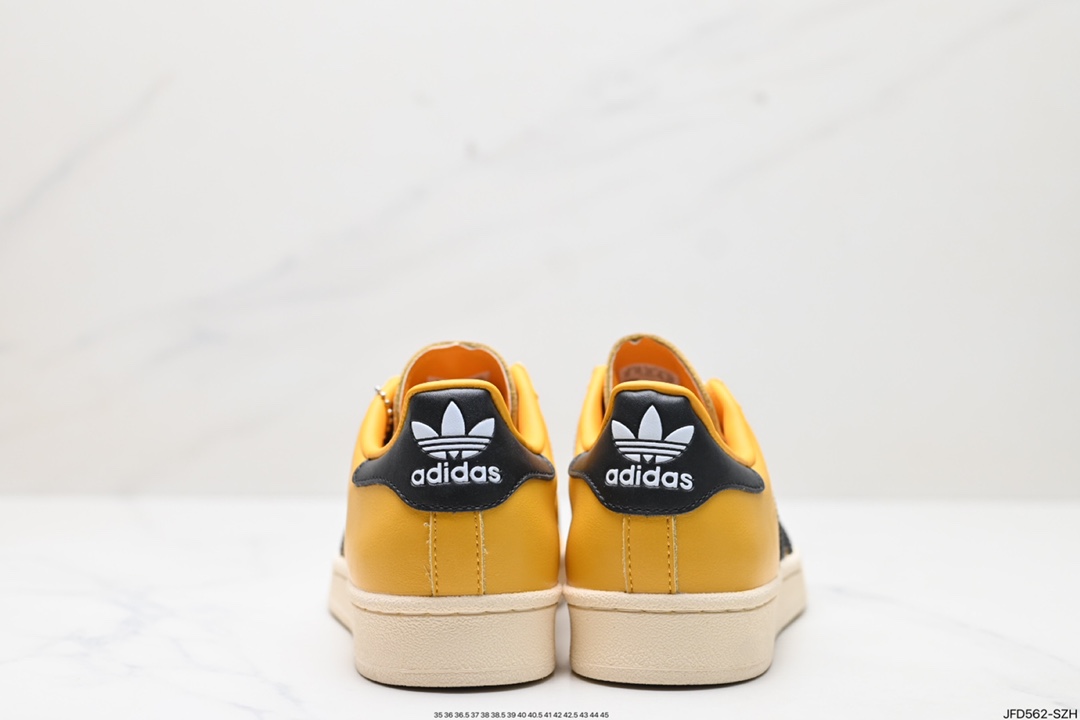 阿迪达斯Adidas三叶草 Originals Superstar 贝壳头系列低帮经典百搭休闲运动板鞋 HQ0498