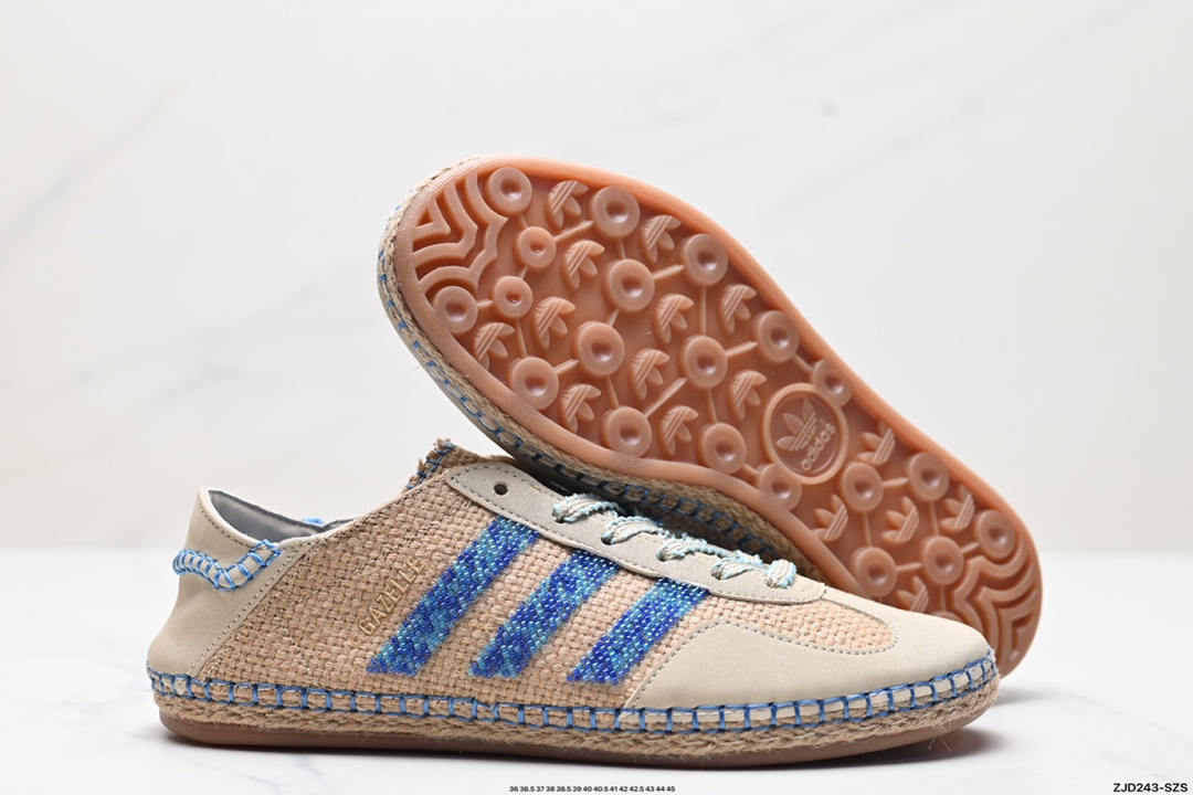 CLOT x Adidas Originals Gazelle Halo Ivory 舒适百搭 防滑耐磨 低帮 板鞋 IH3641