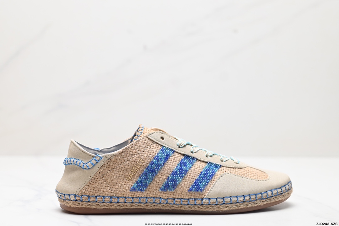 CLOT x Adidas Originals Gazelle Halo Ivory 舒适百搭 防滑耐磨 低帮 板鞋 IH3641