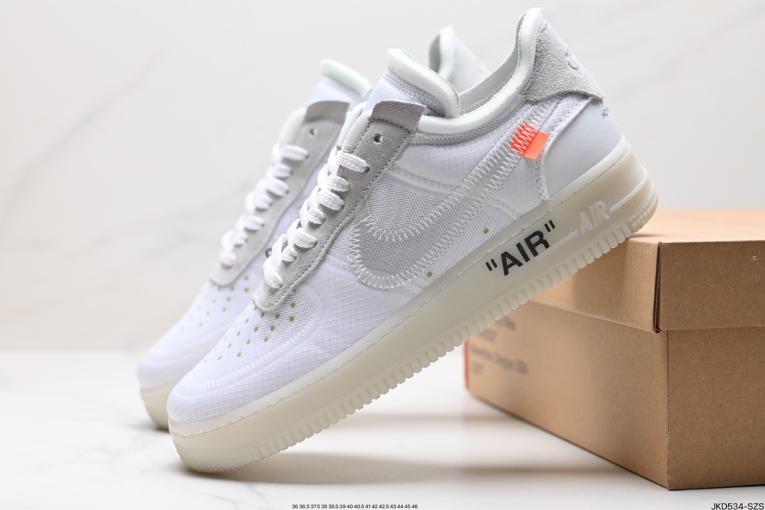 OFF-WHITE x Nike Air Force 1 OW联名空军一号 AO4606-100