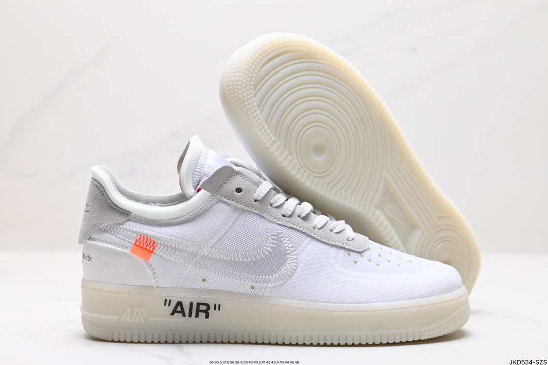 OFF-WHITE x Nike Air Force 1 OW联名空军一号 AO4606-100