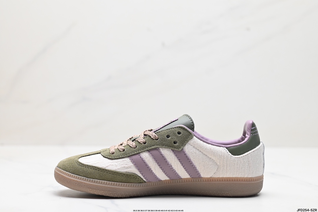 阿迪达斯三叶草Adidas Originals Samba OG 桑巴舞系列绅士德训足球风百搭低帮休闲运动板鞋 JP5695