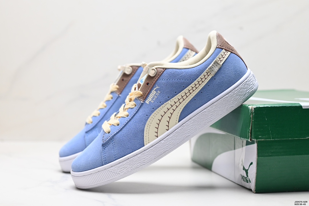 Puma Suede Dance Crew复古单品 彪马 防滑耐磨低帮德训板鞋 391108-03