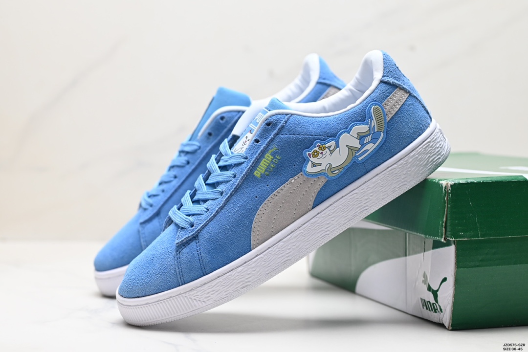 Puma Suede Dance Crew复古单品 彪马 防滑耐磨低帮德训板鞋 391108-03