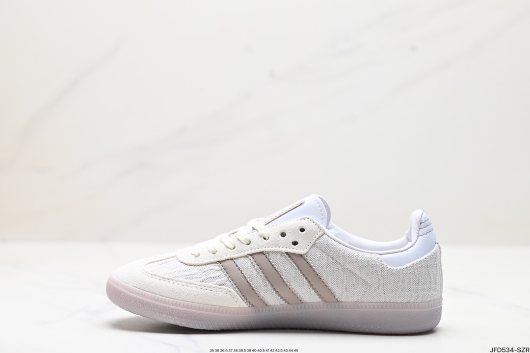 阿迪达斯三叶草Adidas Originals Samba OG 桑巴舞系列绅士德训足球风百搭低帮休闲运动板鞋 JP5694