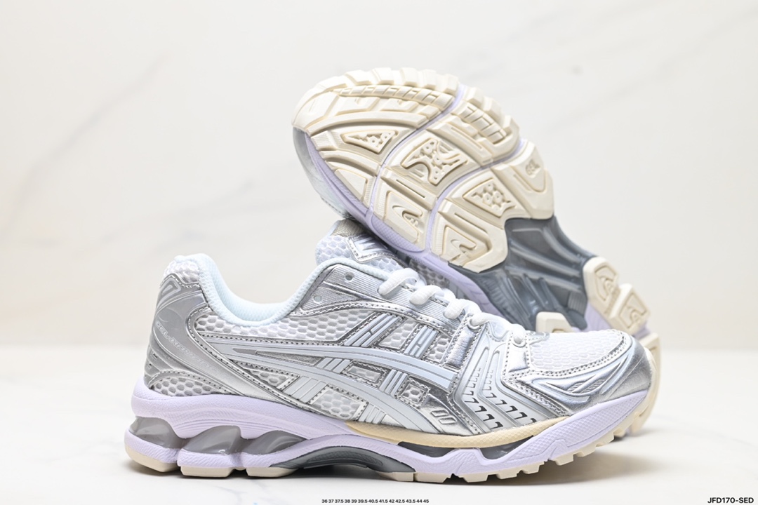 ASICS亚瑟士 GEL-KAYANO 14 户外越野休闲运动跑步鞋 1201A457-100