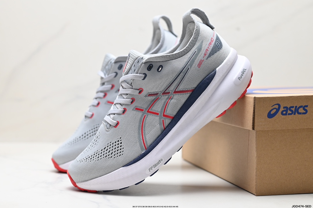 瑟亚士Asics Gel-Kayano 31 PLATINUM 亚卡诺31低代帮专业有氧轻超量休闲动运全能慢鞋跑 1011B867-021