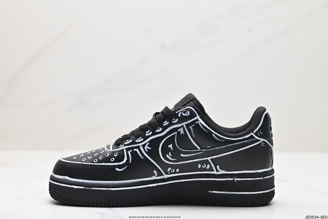 耐克Nike AIR FORCE 1‘07 空军一号低帮百搭休闲运动板鞋 315115-038