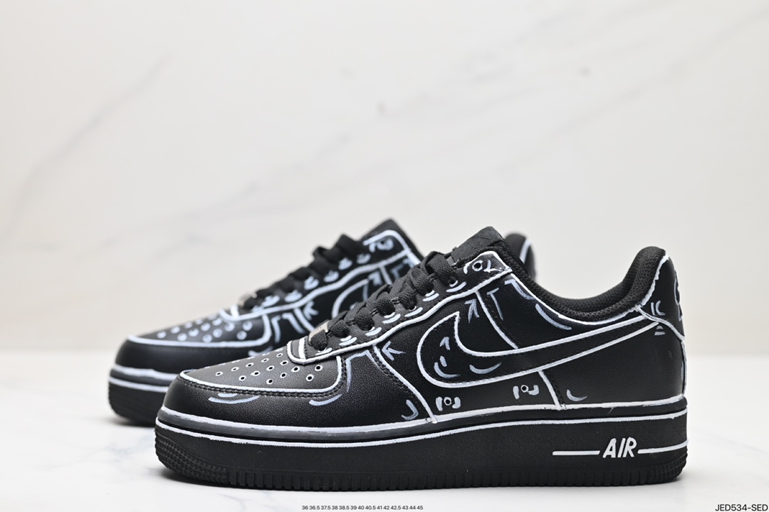 耐克Nike AIR FORCE 1‘07 空军一号低帮百搭休闲运动板鞋 315115-038