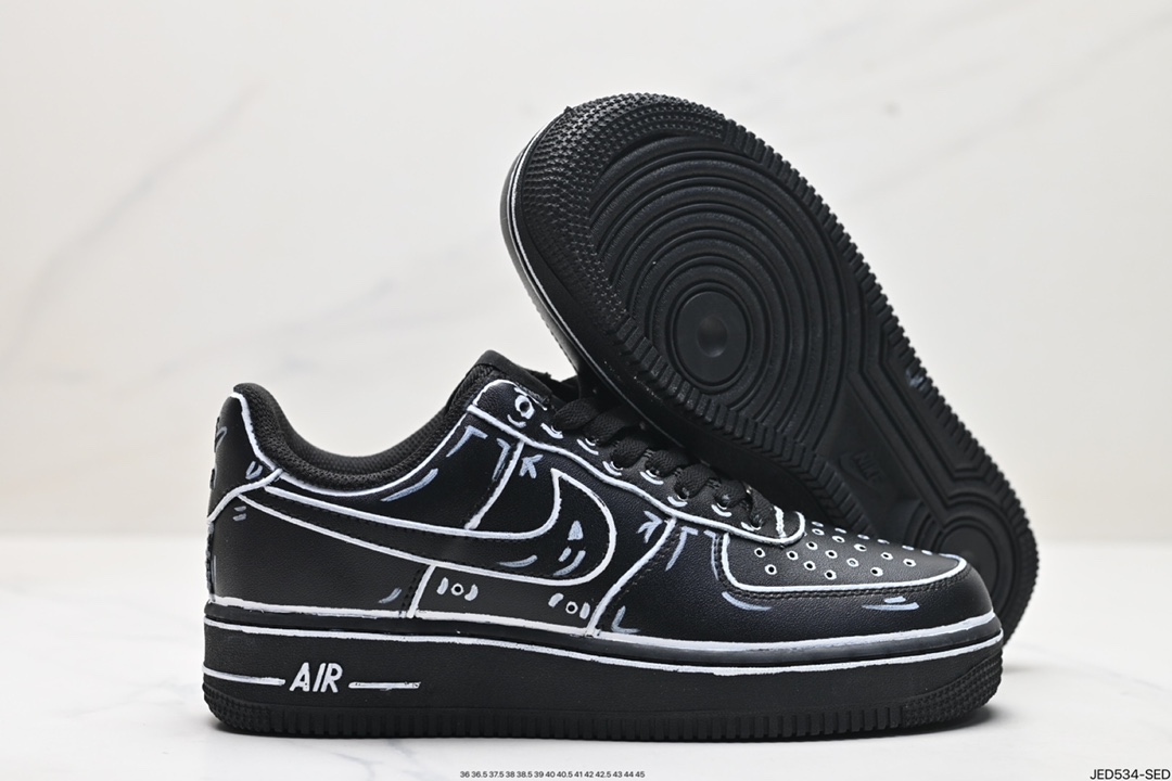 耐克Nike AIR FORCE 1‘07 空军一号低帮百搭休闲运动板鞋 315115-038