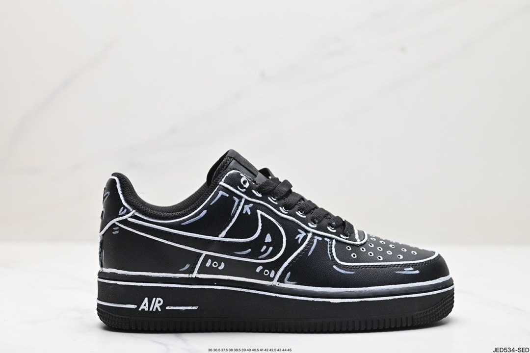 耐克Nike AIR FORCE 1‘07 空军一号低帮百搭休闲运动板鞋 315115-038