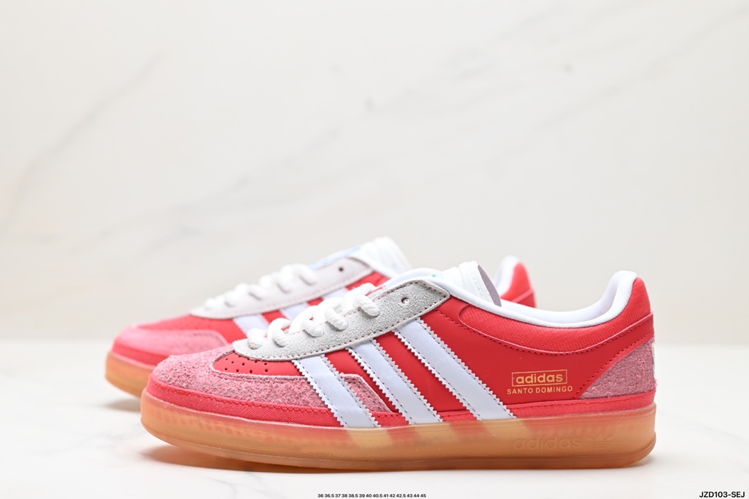 adidas Originals Bad Bunny Gazelle INdoor 三叶草休闲防滑耐磨低帮板鞋 IF9734