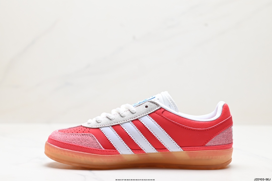 adidas Originals Bad Bunny Gazelle INdoor 三叶草休闲防滑耐磨低帮板鞋 IF9734