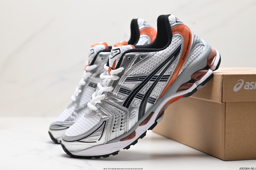 Asics Gel-Kayano 14 版本 银灰绿 亚瑟士运动休闲透气专业跑鞋 1201A019-109