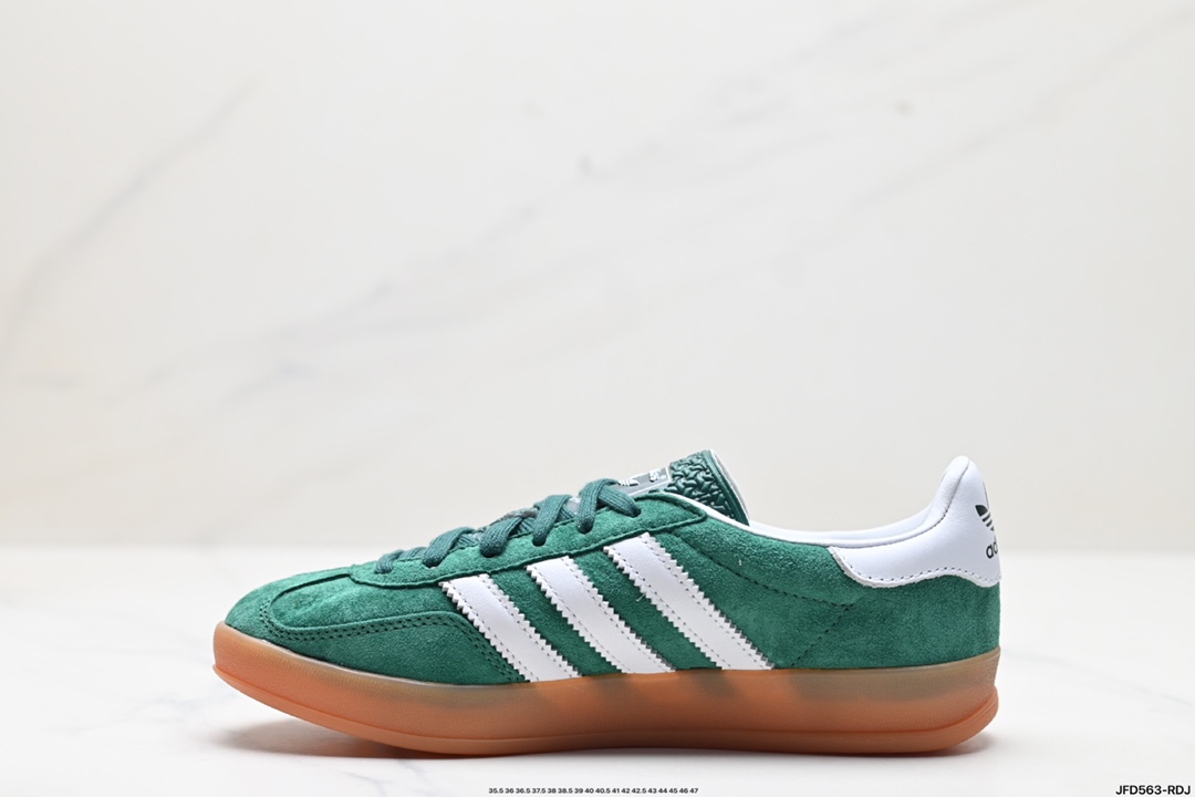 adidas Originals Gazelle INdoor 三叶草休闲防滑耐磨低帮板鞋 IG1596