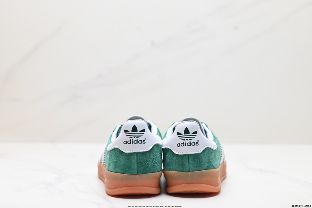 adidas Originals Gazelle INdoor 三叶草休闲防滑耐磨低帮板鞋 IG1596