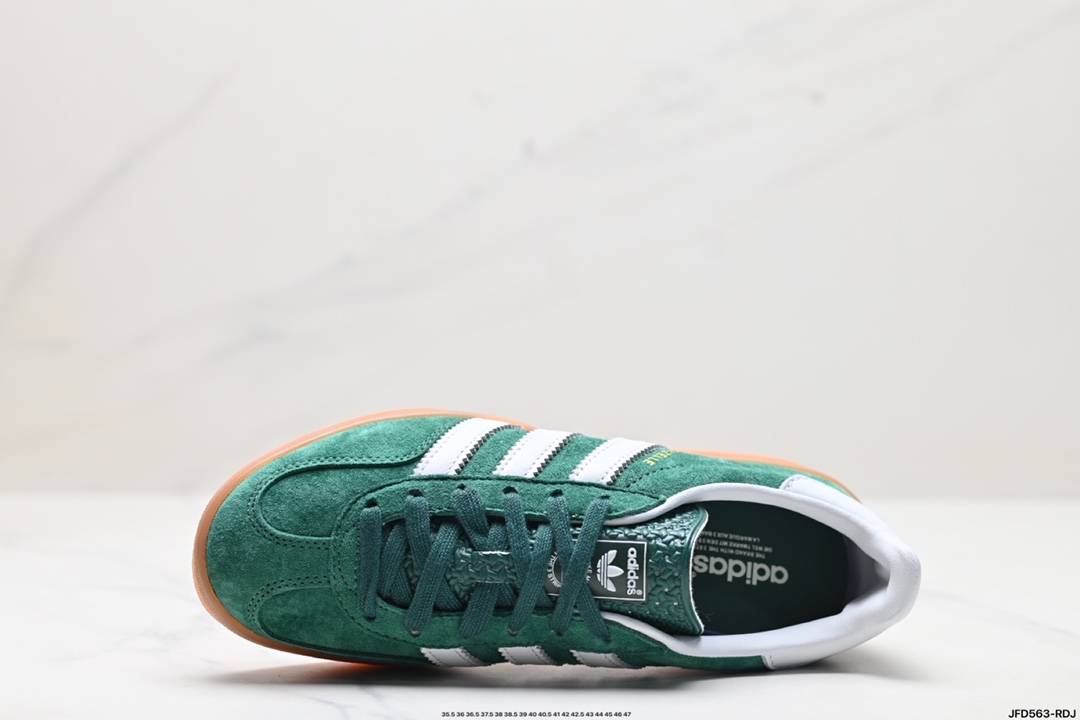 adidas Originals Gazelle INdoor 三叶草休闲防滑耐磨低帮板鞋 IG1596