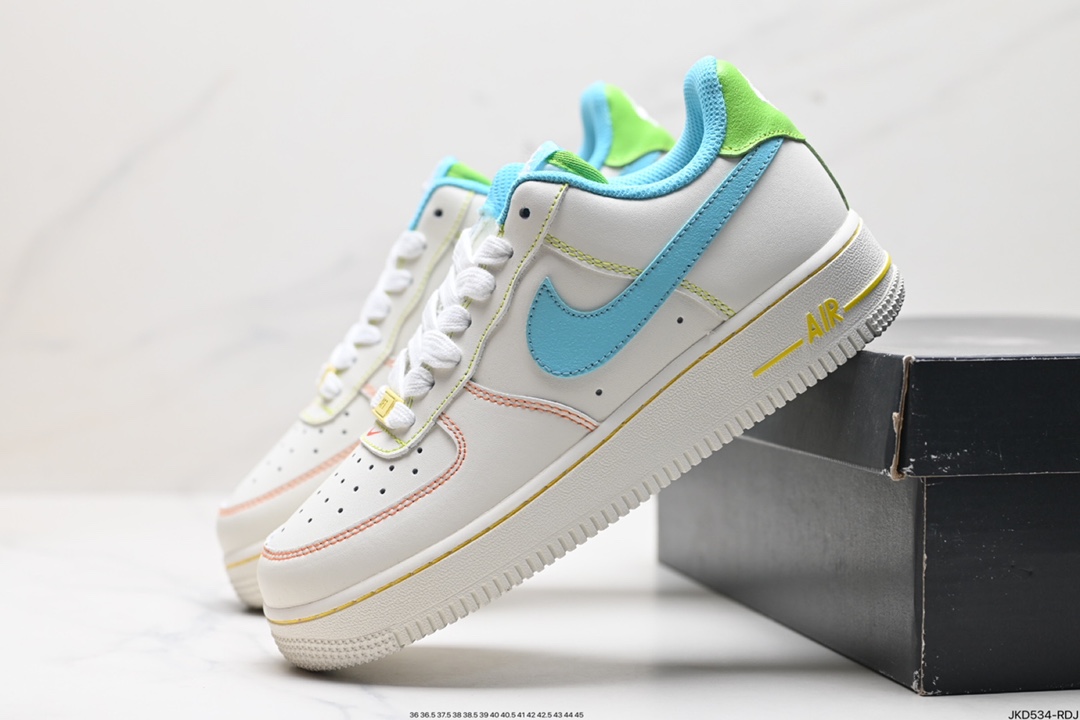 耐克Nike AIR FORCE 1‘07 空军一号低帮百搭休闲运动板鞋 DD1525-10